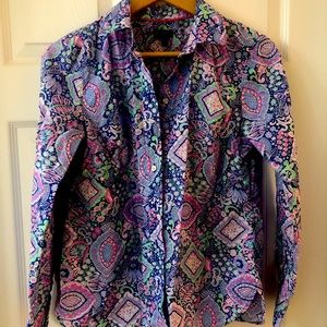 TALBOTS WOMENS BUTTON DOWN SHIRT